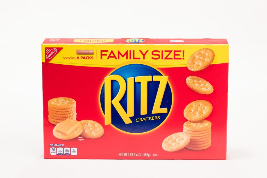 Ritz Crackers Family Size Package